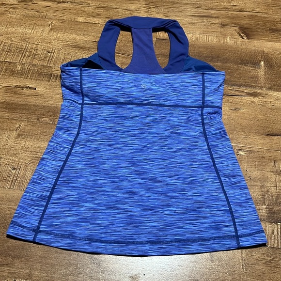 Lululemon Blue & Purple Heathered Support Tank - Picture 4 of 8